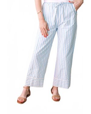 Wishlist Striped Wide Leg Pants - Blue