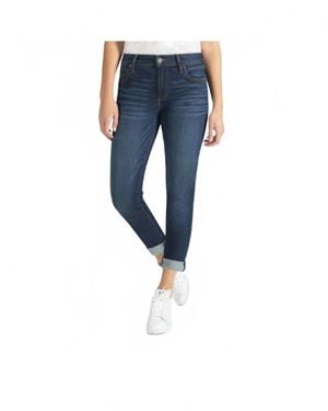 Kut From The Kloth Catherine Mid Rise Boyfriend Jeans - Blue