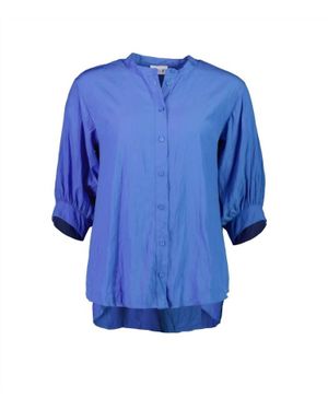 Foil Don'T Make A Fuss Blouse - Blue
