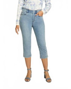 Fdj Pull-On Capri Pants - Blue