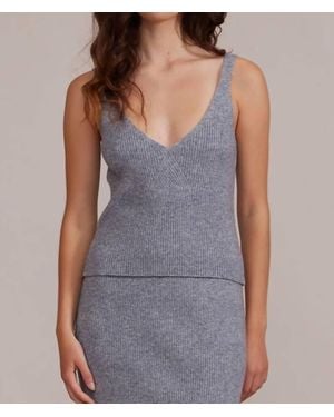 Lucy Paris Enya Knit Top - Purple