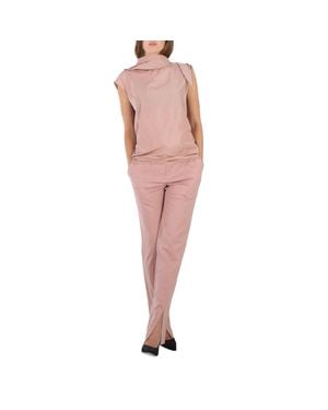Tibi Toffee Nylon Sleeveless Cocoon Top - Pink