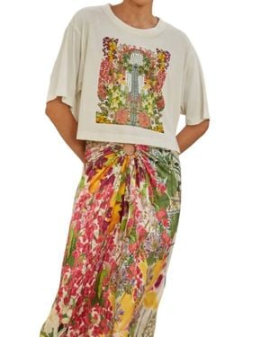 Carolina K Greek Portal Tee - Natural