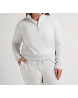 Travis Mathew Cloud 1/2 Zip Pullover - Gray