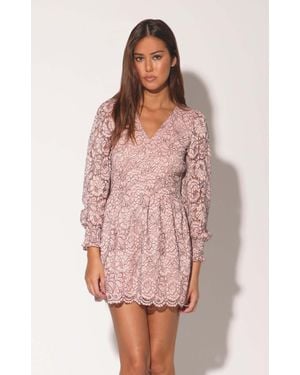 Walter Baker Adaline Dress, Windsor Lace Blush - Pink