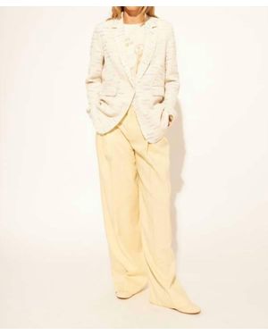 John + Jenn Elio Long Sleeve Blazer - Natural