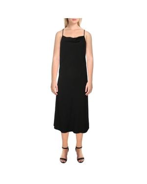 Karen Kane Knit Midi Shift Dress - Black
