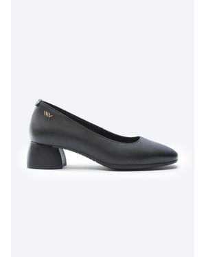 VISCATA Milan Leather Heels - Black