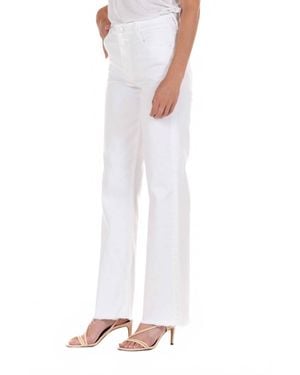 Fidelity Katie Straight Leg Jeans - White