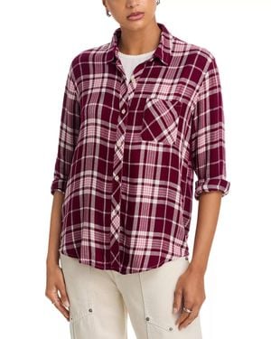 Rails Hunter Long Sleeve Shirt - Red