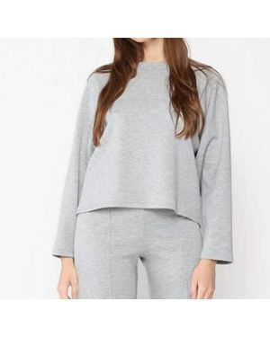 Ripley Rader Scuba Oversized Raglan Top - Gray