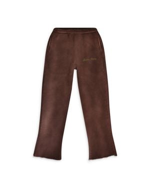 THIRTEENTH STUDIO Logo Sweatpants - Brown