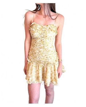 Sky To Moon Sea Side Mini Dress - Yellow