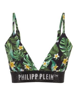 Philipp Plein Bra Hawaii - Green