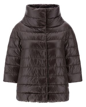 Herno Aminta High Collar Down Jacket - Black