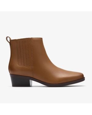 Clarks Danyelle Skip Tan Leather - Brown