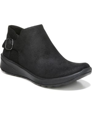 Bzees Get Going Zipper Faux Leather Shooties - Black