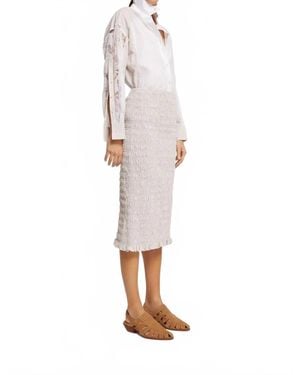 Roseanna Ida Midi Skirt - White