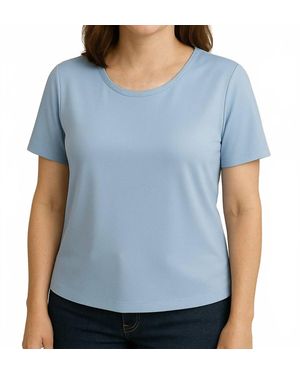 Insight Stretch Knit Blouse - Blue