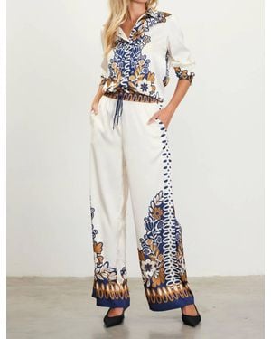 Skies Are Blue Blythe Pant - White