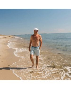 Genteal Marina Performance Swim Trunks - Blue