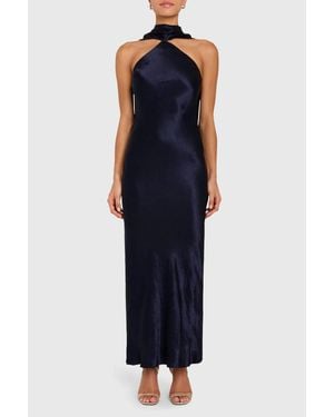 Amanda Uprichard Ashton Maxi Dress - Blue