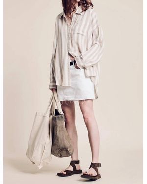 Denimist Button Front Shirt - Natural