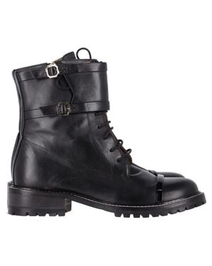 Malone Souliers Combat Boots - Black