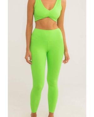Montce Wide Band Legging - Green