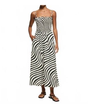 Nation Ltd Sibelle Smocked Dress - Black