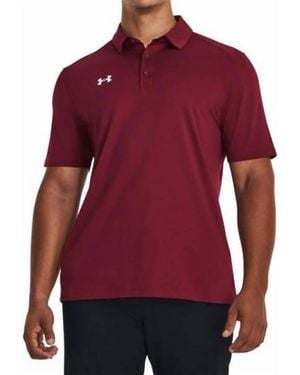 Under Armour Team Golf Polo - Red