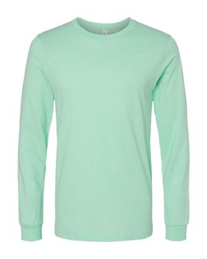 Bella Canvas Jersey Long Sleeve Tee - Green