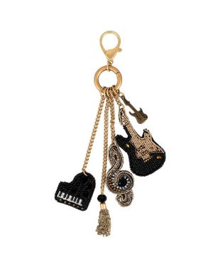 Mary Frances Sound Wave Charm - Black