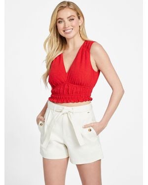Guess Charlie Crop Top - Blue