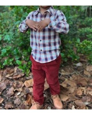 Me & Henry Atwood Plaid Woven Shirt - Green