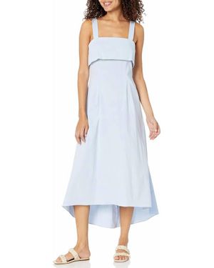 Theory Flap Midi Dress - White