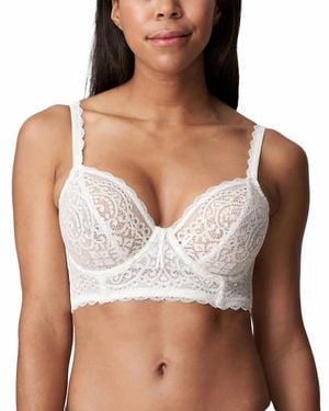 Twist I Do Longline Bra - Brown