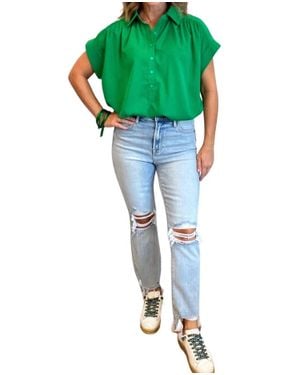 Hidden Jeans Happi Flare Jeans - Green