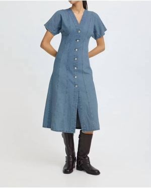B.Young Bykapuca Dress - Blue