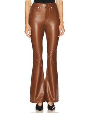 Veronica Beard Beverly High Rise Skinny Flare Pant - Brown