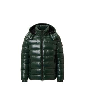 Save The Duck Florian High-Shine Quilted Recycled Nylon Down Jacket - Green