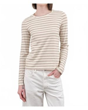 AMO Drew Long Sleeve Tee - Gray
