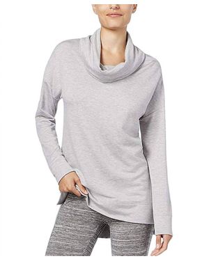 Alfani Cowl Neck Sleep Tunic Top - Gray