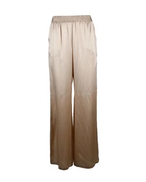 Eleventy Silk Pants - Natural