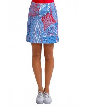 Gretchen Scott Grand Bazaar Skippy Skort - Blue