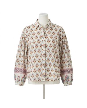 Faherty Suki Blouse - Natural