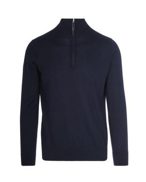 Paolo Pecora Wool Turtleneck - Blue