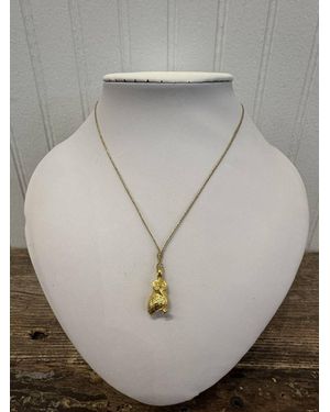 Pippa Small Jewellery 22K Owl Pendant On Cord Necklace - Gray