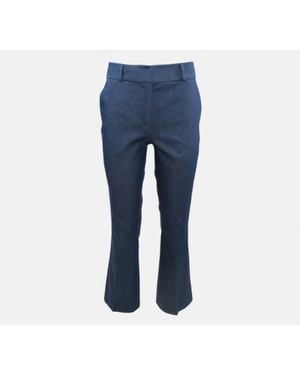 Theo the Label Demeter Ankle Denim Trouser - Blue
