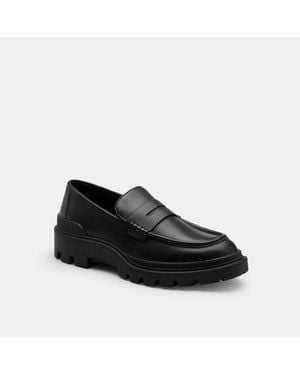 COACH Brooks Loafer in Black for Men | Lyst